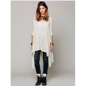 Free people Wonder Woman thermal tunic oatmeal size Medium